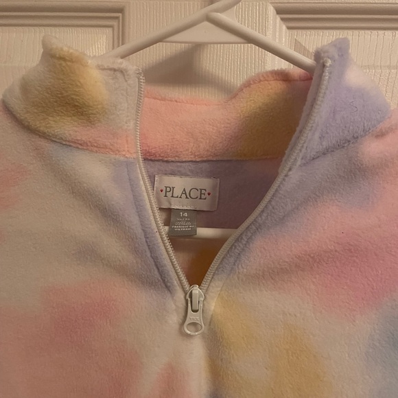 Children’s Place Girls Pastel Tie Dye Jacket | Girls size 14 | - Picture 2 of 5